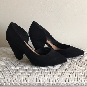 Black Suede Heels by ASOS